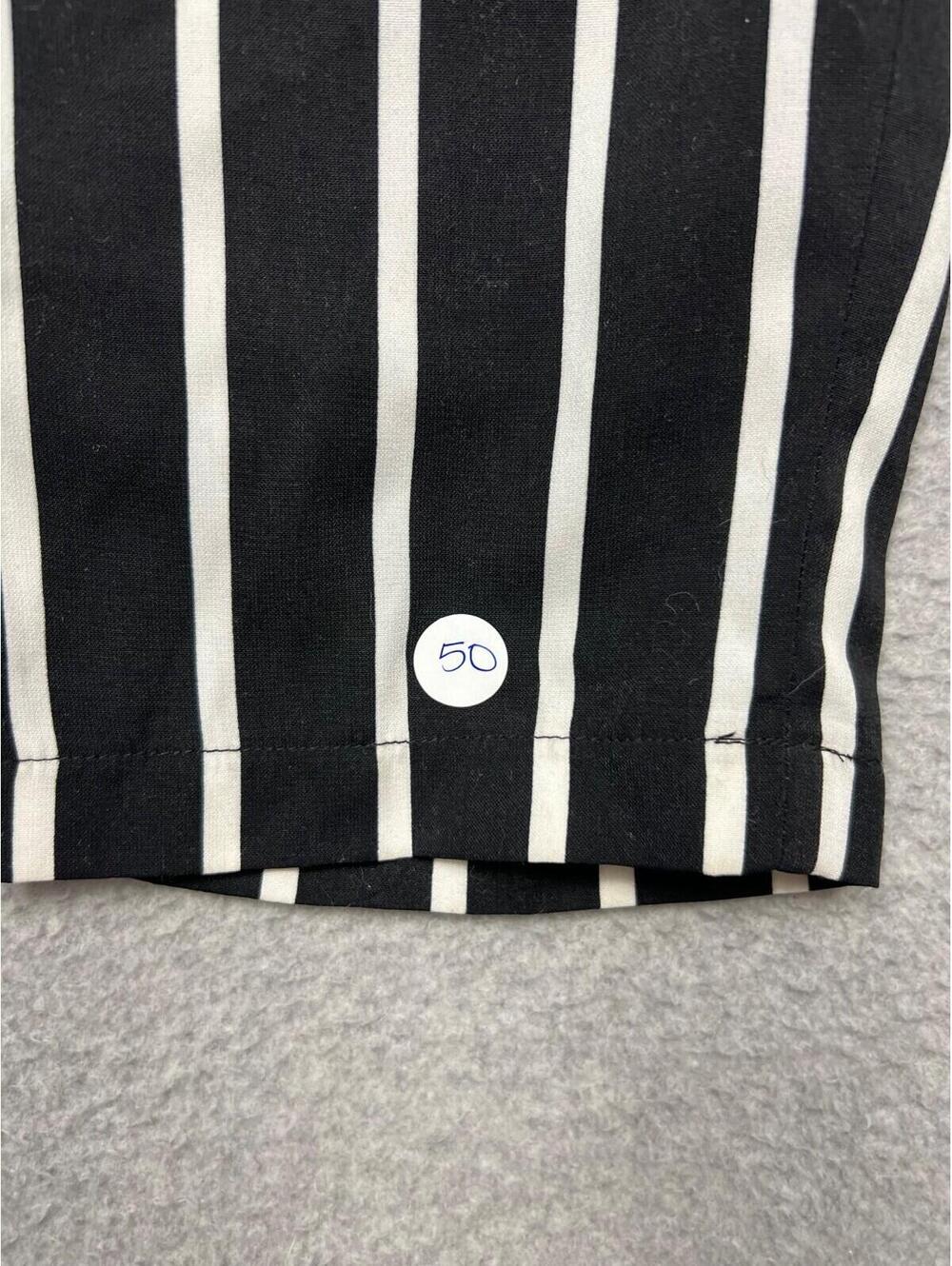 Pinstripes Womens L Straight Leg Pants Slacks Office Work Black Casual Work - Picture 10 of 10